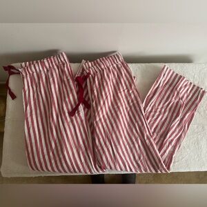 Matching Christmas Pajamas Red and White Striped